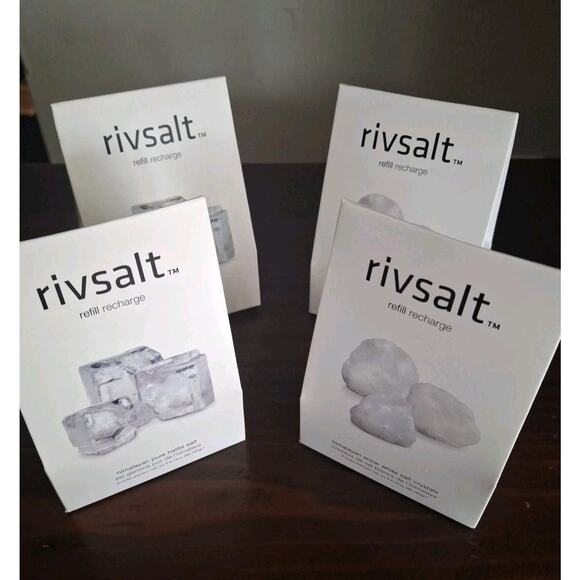 Rivsalt™ 100% 4 Pure Himalayan halite & Sea Salt REFILL Set 3 Rock RS06/RS04 - Picture 1 of 3